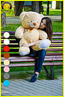 М'яка іграшка подарунок на 8 березня плюшевий ведмедик плюшевий мішка Томии 100 см Бежевий, фото 2