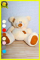 М'яка іграшка Великий плюшевий ведмедик мішка Потап 250 см Персиковий, фото 2