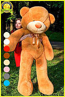М'яка іграшка подарунок на 8 березня плюшевий ведмедик плюшевий мішка Рафаель 200 см Карамельний, фото 2