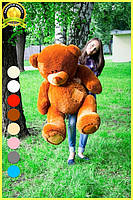 М'яка іграшка подарунок на 8 березня плюшевий ведмедик Потап 150 см Коричневий, фото 2