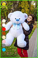 М'яка іграшка подарунок на 8 березня плюшевий ведмедик плюшевий мішка Бойд 125 см Білий, фото 2