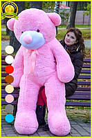 М'яка іграшка подарунок на 8 березня плюшевий ведмедик Рафаель 180 см Рожевий, фото 2