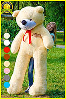 М'яка іграшка плюшевий мішка Нестор 240 см Бежевий, фото 2