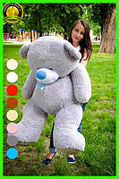 М'яка іграшка подарунок на 8 березня плюшевий ведмедик плюшевий мішка Бойд 160 см Сірий, фото 2