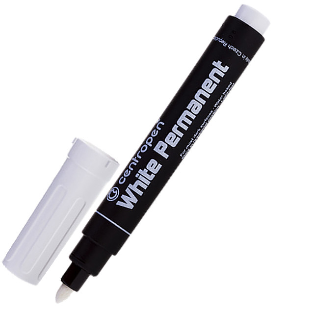 Маркер Permanent 8586 2,5мм. білий, Centropen