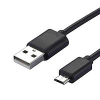 Кабель синхронизации USB - Micro-USB 1A (1 метр, черный)