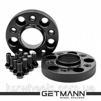 Колісна проставка-адаптер GETMANN 1 шт. 25мм PCD 5x112 DIA 66.6 з футорками 14x1. 5 для Audi, Mercedes-Benz, Porsche