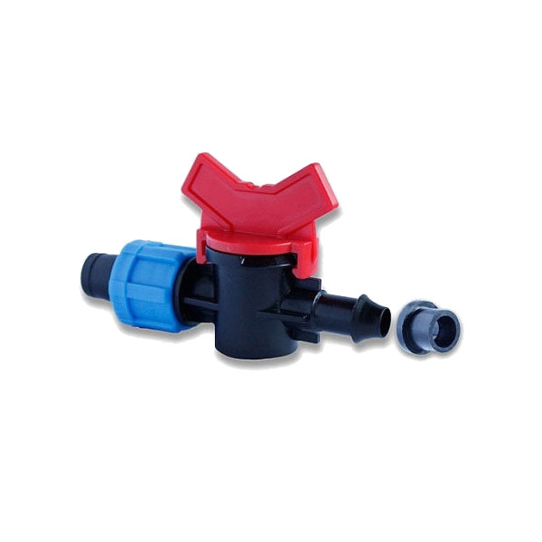 Кран стартовий з гумкою 17х8R для крапельного поливу (SL 003)