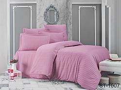 Страйп-сатин 2-спальна постільна білизна ТМ TAG ST-1007