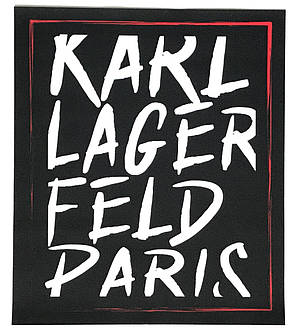 Нашивка Карл Лагерфельд/Karl Lagerfeld 220х260 мм, фото 2