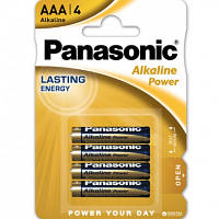 Батарейки PANASONIC Alkaline Power ААА 1.5 V LR03 4шт