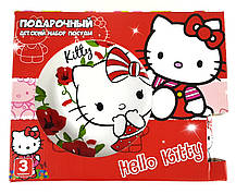 Набір дитячого посуду кераміка Metr+ Хелло Кітті 5 предмети, фото 5