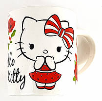 Набір дитячого посуду кераміка Metr+ Хелло Кітті 5 предмети, фото 2