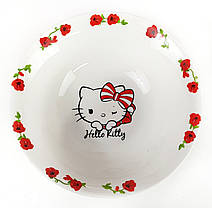 Набір дитячого посуду кераміка Metr+ Хелло Кітті 5 предмети, фото 4