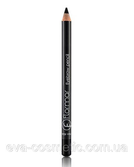Карандаш для бровей Flormar Eyebrow Pencil (BLACK) 404 - фото 2 - id-p1374004401