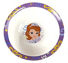 Дитячий набір керамічного посуду для годування Принцеса Софія 3 (Princesa Sofia) 3 предмета, фото 3
