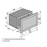 Вбудована мікрохвильова піч MWBI 23 G BG. Гарантія, фото 6