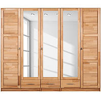 Двостулкова шафа в спальню, у передпокій SH001 дерев'яний із бука ТМ Mobler