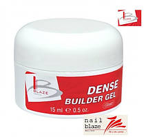 Гель Blaze Dense Builder Gel Clear, 15 мл прозорий