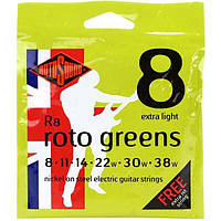 Струны Rotosound R8 Roto Greens 8-38