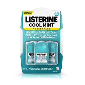 Мятные полоски Listerine Cool Mint Pocketpaks 72 st