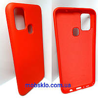 Силиконовый чехол Samsung M31 (красный) Silicone Cover (без лого)