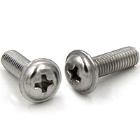 Гвинт для кріплення світлодіодів у прожекторі М3х6 з напівкруглою головкою і пресшайбою