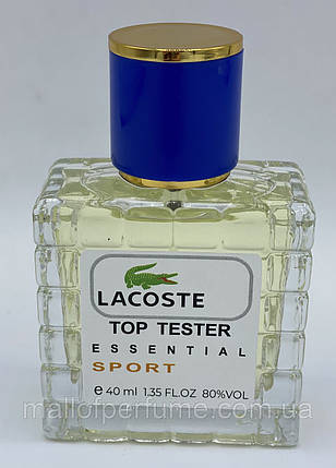 Чоловіча парфумована вода Lacoste essential sport for men Top Tester 40 ml, фото 3