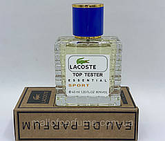 Чоловіча парфумована вода Lacoste essential sport for men Top Tester 40 ml, фото 5