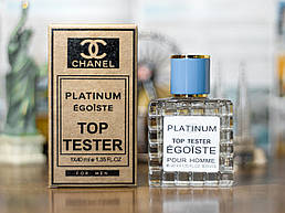 Чоловіча парфумована вода Egoiste platinum chanel for men Top Tester 40 ml