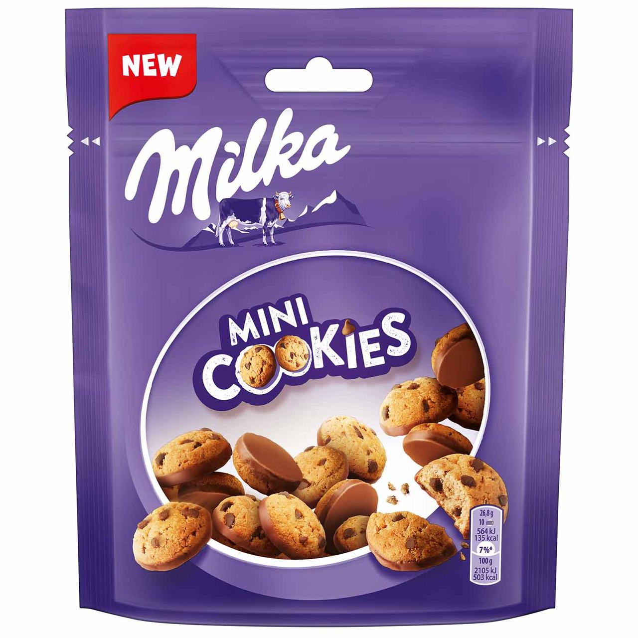 Печиво з шоколадом Milka Mini Cookies 110g