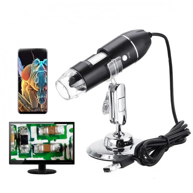 Цифровий USB мікроскоп Digital microscope Zoom з LED підсвічуванням