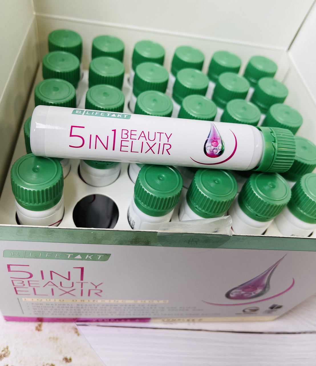 Унікальні вітаміни для жіночої краси з гіалуронкою, колагеном LR Beauty Elixir, фото 1