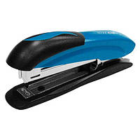 Степлер №10 Economix, до 16 арк., пласт. корпус, синій E40237