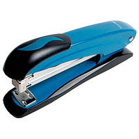 Степлер №24/6, 26/6, 26/8 Economix, до 40 арк., метал. корпус, синій E40240
