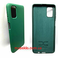 Силиконовый чехол для Samsung M51 (темно-зеленый) Soft Silicone Cover (без лого)