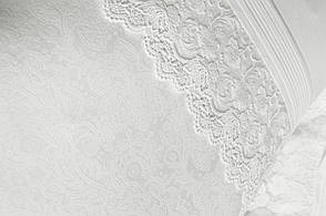 Постільна білизна Євро розміру First Choice V. I. P. Satin "Florenza - White" 166, фото 4