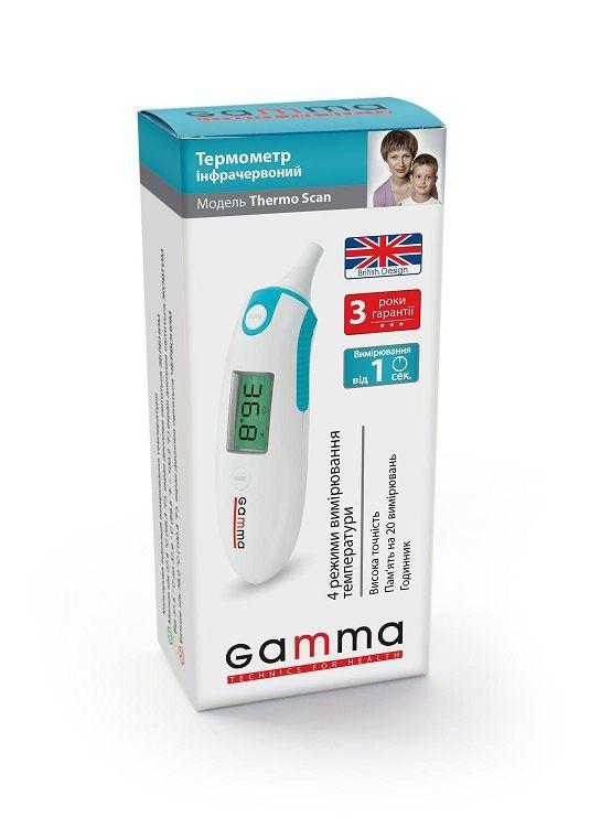Безконтактний інфрачервоний термометр Gamma Thermo Scan гарантія 3 роки