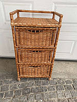 Комод прямокутний плетений «Тройка»