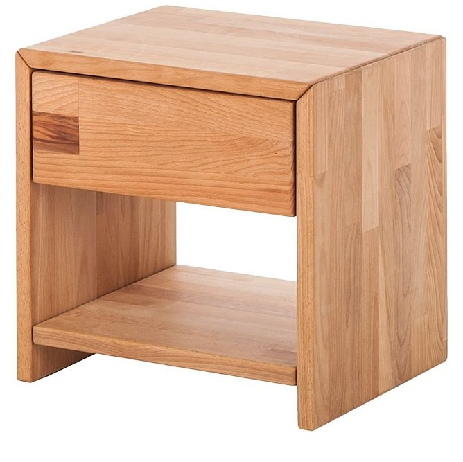 Приліжкова тумба в спальню Tb031 дерев'яна з бука ТМ Mobler