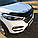 Мухобойка, дефлектор капота Hyundai Tucson 2015-2020 (Sim), фото 4
