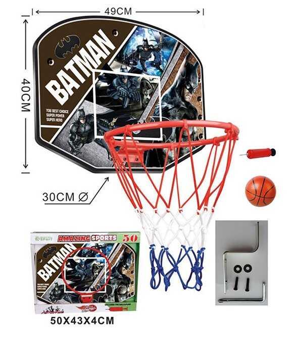 Баскетбол CX 50-9 (18) м'яч, насос, у коробці