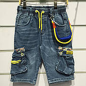 Підліткові джинсові бриджі для хлопчиків гуртом Н&Н