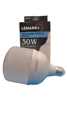 Лампа світлодіодна Lemanso LED 30 W 6500 K/Lemanso. Китай/, фото 2