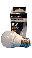 .Лампа светодиодная Lemanso LED G45 8Wt E27