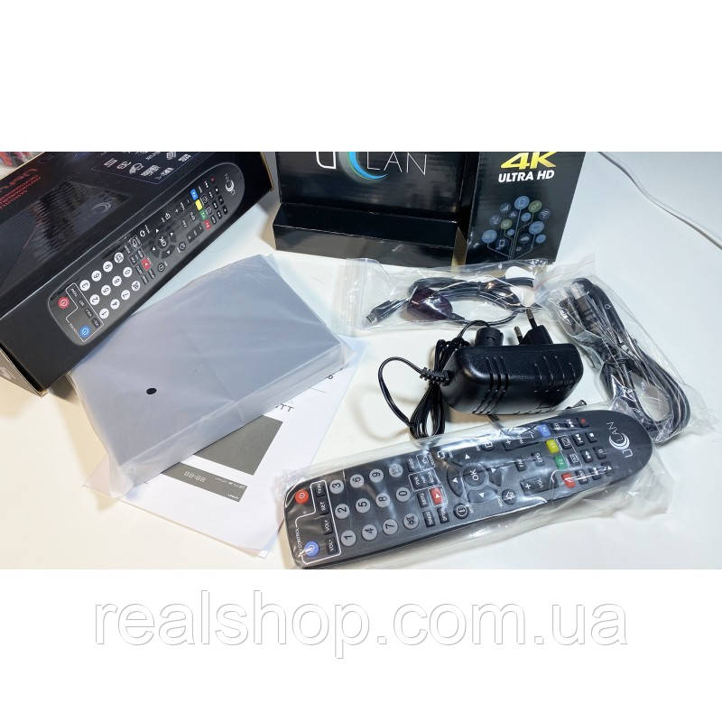 UClan Ustym 4K COMBO OTT UHD ресивер + безплатна прошивка! Гарантія 12 місяців!