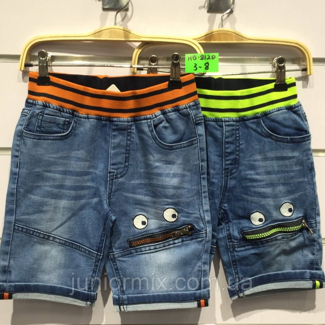Джинсові дитячі шорти для хлопчиків гуртом H&H