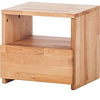 Приліжкова тумба в спальню Tb033 дерев'яна з бука ТМ Mobler