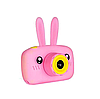 Дитячий цифровий фотоапарат Заєць Рожевий Smart Kids TOY G9 камера 20 MP, фото 5