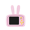 Дитячий цифровий фотоапарат Заєць Рожевий Smart Kids TOY G9 камера 20 MP, фото 3